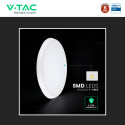 Immagine 10 - V-Tac VT-8179 Plafoniera LED Rotonda 40W SMD Chip CREE Sensore Microonde e Crepuscolare CCT 5in1 IP65 Colore Bianco - SKU 24360