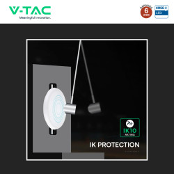 V-Tac VT-8179 Plafoniera LED Rotonda 40W SMD Chip CREE CCT 5in1 IP65