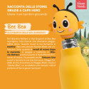 Immagine 4 - Borraccia Termica per Bambini Acciaio Inox 18/8 CapsHero Senza BPA 520ml Antiodore Caldo 12h Freddo 24h Fantasia Ape Bee Bea