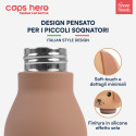 Immagine 3 - Borraccia Termica per Bambini Acciaio Inox 18/8 CapsHero Senza BPA 520ml Antiodore Caldo 12h Freddo 24h Fantasia Cane Dog Duke