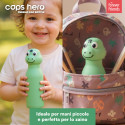 Immagine 6 - Borraccia Termica per Bambini Acciaio Inox 18/8 CapsHero Senza BPA 520ml Caldo 12h Freddo 24h Fantasia Coccodrillo Dino Dex