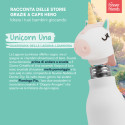 Immagine 4 - Borraccia Termica per Bambini Acciaio Inox 18/8 CapsHero Senza BPA 520ml Caldo 12h Freddo 24h Fantasia Unicorno Unicorn Una
