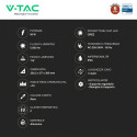 Immagine 5 - V-Tac VT-44049 Faro LED da Cantiere 50W Faretto Chip CREE IP65 IK05 con Supporto Colore Nero - SKU 242186 / 242196