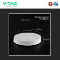 Immagine 6 - V-Tac VT-60018CCT Mini Pannello LED SMD Rotondo 18W Chip CREE Changing Color CCT 3in1 a Superficie - SKU 78766