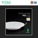 Immagine 10 - V-Tac VT-61024CCT Mini Pannello LED SMD Rotondo 24W Chip CREE Changing Color CCT 3in1 a Incasso - SKU 78676