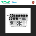 Immagine 7 - V-Tac Deye Inverter Monofase Ibrido On-Grid / Off-Grid 5kW IP65 CEI 0-21 Garanzia 10 Anni Display LCD - SKU 12696
