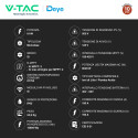 Immagine 3 - V-Tac Deye Inverter Monofase Ibrido On-Grid / Off-Grid 8kW IP65 Garanzia 10 Anni CEI 0-21 Display LCD - SKU 12310