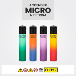 Clipper Micro Espositore 144 Accendini a Pietrina Paint Mix21