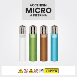 Clipper Micro Espositore 144 Accendini a Pietrina Paint Mix21