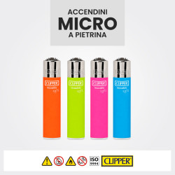 Clipper Micro Espositore 144 Accendini a Pietrina Paint Mix21