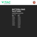 Immagine 4 - V-Tac VT-16076W Batteria BMS LiFePO4 51,2V 314Ah 16,07kWh Garanzia 10 Anni Inverter Impianto Fotovoltaico CEI 0-21 - SKU 12334