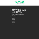 Immagine 4 - V-Tac Deye Batteria BMS LiFePO4 51,2V 314Ah 16,08kWh CEI 0-21 con Display LCD e Ruote Inverter Impianto Fotovoltaico - SKU 12699