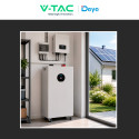 Immagine 5 - V-Tac Deye Batteria BMS LiFePO4 51,2V 314Ah 16,08kWh CEI 0-21 con Display LCD e Ruote Inverter Impianto Fotovoltaico - SKU 12699