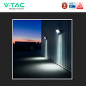 Immagine 7 - V-Tac VT-44105 Faro LED 100W SMD Chip CREE IP65 Serie Super Bright 185 lm/W Colore Nero - SKU 9894-6 / 9895-6