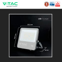 Immagine 8 - V-Tac VT-44105 Faro LED 100W SMD Chip CREE IP65 Serie Super Bright 185 lm/W Colore Nero - SKU 9894-6 / 9895-6