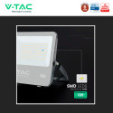 Immagine 10 - V-Tac VT-44105 Faro LED 100W SMD Chip CREE IP65 Serie Super Bright 185 lm/W Colore Nero - SKU 9894-6 / 9895-6