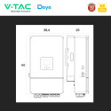 Immagine 5 - V-Tac Deye Inverter Trifase Ibrido On-Grid / Off-Grid 6kW IP65 Garanzia 10 Anni CEI 0-21 Display LCD - SKU 12345