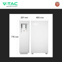 Immagine 5 - V-Tac VT-10240W Batteria BMS LiFePO4 51,2V 200Ah 10,24kWh Garanzia 10 Anni CEI 0-21 per Inverter - SKU 12279