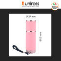 Immagine 4 - Uniross Torcia LED per Bambini Glow in the Dark Fosforescente Anti-Urto in Alluminio IP44 con Laccio da Polso - mod. ULFL019