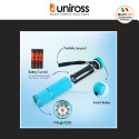 Immagine 6 - Uniross Torcia LED per Bambini Glow in the Dark Fosforescente Anti-Urto in Alluminio IP44 con Laccio da Polso - mod. ULFL019