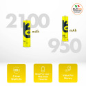Immagine 3 - Uniross Alkaline Essential LR6 AA + LR03 AAA 1,5V Pile Alcaline per Orologi Telecomandi Giocattoli - Confezione da 48 Batterie