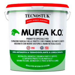 Tecnostuk Muffa K.O. Fondo Antimuffa Igienizzante Termoisolante Bianco