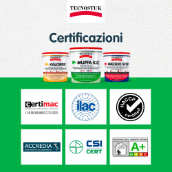 Tecnostuk Muffa K.O. Fondo Antimuffa Igienizzante Termoisolante Bianco
