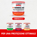 Immagine 5 - Tecnostuk Termika Mix Additivo Termico per Idropitture e Smalti all'Acqua Finitura Liscia e Vellutata - Barattolo da 3L
