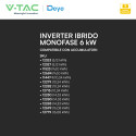 Immagine 9 - V-Tac Deye Inverter Monofase Ibrido On-Grid / Off-Grid 6kW IP65 CEI 0-21 Display LCD - SKU 12679
