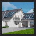 Immagine 4 - Coppia di Cavi Rosso e Nero per Collegamento di Accumulatori a Bassa Tensione di Impianti Fotovoltaici - mod. RBCCBRONR50O10L1M