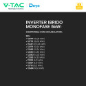 Immagine 10 - V-Tac Deye Inverter Monofase Ibrido On-Grid / Off-Grid 5kW IP65 CEI 0-21 Display LCD - SKU 12696