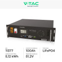 Immagine 8 - V-Tac VT48100E-P2 Batteria BMS Rack LiFePO4 51,2V 100Ah 5,12kWh per Inverter Impianto Fotovoltaico CEI 0-21 - SKU 11377