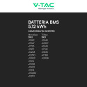 Immagine 10 - V-Tac VT48100E-P2 Batteria BMS Rack LiFePO4 51,2V 100Ah 5,12kWh per Inverter Impianto Fotovoltaico CEI 0-21 - SKU 11377
