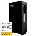 Immagine 1 - V-Tac VT-10240B Batteria BMS LiFePO4 51,2V 200Ah 10,24kWh CEI 0-21 Inverter Colore Nero - SKU 12282