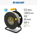Immagine 2 - Velamp RibbON Striscia LED Avvolgibile 305W Monocolore SMD Chip 2835 Bobina da 25m - mod. ST925