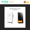 Immagine 5 - V-Tac Solis Inverter Trifase Ibrido On-Grid / Off-Grid 12kW IP66 Garanzia 10 Anni per Impianto Fotovoltaico CEI 0-21 - SKU 12228
