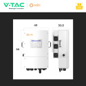 Immagine 6 - V-Tac Solis Inverter Trifase Ibrido On-Grid / Off-Grid 10kW IP66 per Impianto Fotovoltaico CEI 0-21 - SKU 12292