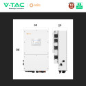 Immagine 6 - V-Tac Solis Inverter Trifase Ibrido On-Grid / Off-Grid 50kW IP66 per Impianto Fotovoltaico - SKU 12294
