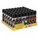 Immagine 1 - Clipper Large Accendino a Pietrina Grande Ricaricabile con Fantasia Space Helmets - Box da 48 Accendini