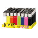 Immagine 1 - Clipper Micro Accendino a Pietrina Piccolo Ricaricabile con Fantasia Solid Mix Brand - Box da 48 Accendini
