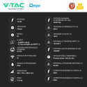 Immagine 3 - V-Tac Deye Inverter Trifase Ibrido On-Grid / Off-Grid 14kW IP65 Garanzia 10 Anni Display LCD - SKU 12781