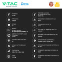 Immagine 3 - V-Tac Deye Inverter Trifase Ibrido On-Grid / Off-Grid 16kW IP65 Garanzia 10 Anni Display LCD - SKU 12716