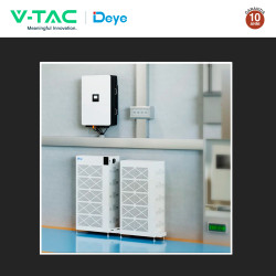 V-Tac Armadio Rack a Pavimento 10 Accumulatori LifePO4 12,03 kWh