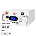 Immagine 1 - V-Tac VT-91600 Batteria BMS Rack LiFePO4 48V 200Ah 9,6kWh Garanzia 10 Anni Inverter Impianto Fotovoltaico CEI 0-21 - SKU 12718