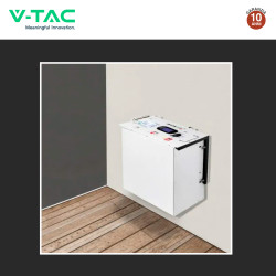 V-Tac VT-91600 Batteria BMS Rack LiFePO4 9,6kWh Garanzia 10 Anni