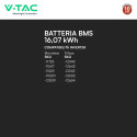 Immagine 4 - V-Tac VT-48290 Batteria BMS LiFePO4 51,2V 314Ah 16,07kWh Garanzia 10 Anni Inverter Impianto Fotovoltaico CEI 0-21 - SKU 12765