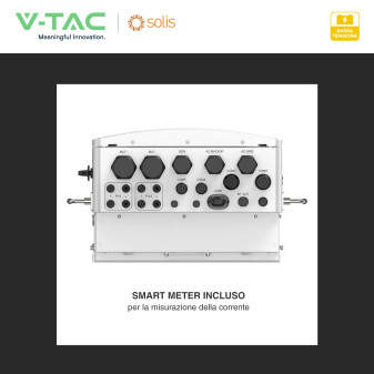V-Tac Solis Inverter Trifase On-Grid / Off-Grid 10kW IP66