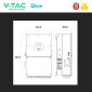 Immagine 4 - V-Tac Deye Inverter Monofase Ibrido On-Grid / Off-Grid 18kW IP65 Garanzia 10 Anni Display LCD - SKU 12780
