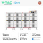 Immagine 2 - V-Tac Deye BOS-B PRO-A3 Armadio Rack da Terra 16 Accumulatori BMS LiFePO4 257,28kWh per Inverter Trifase - SKU 12820