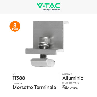 Kit Struttura per Montaggio 6 Pannelli Solari su Tetto Piano